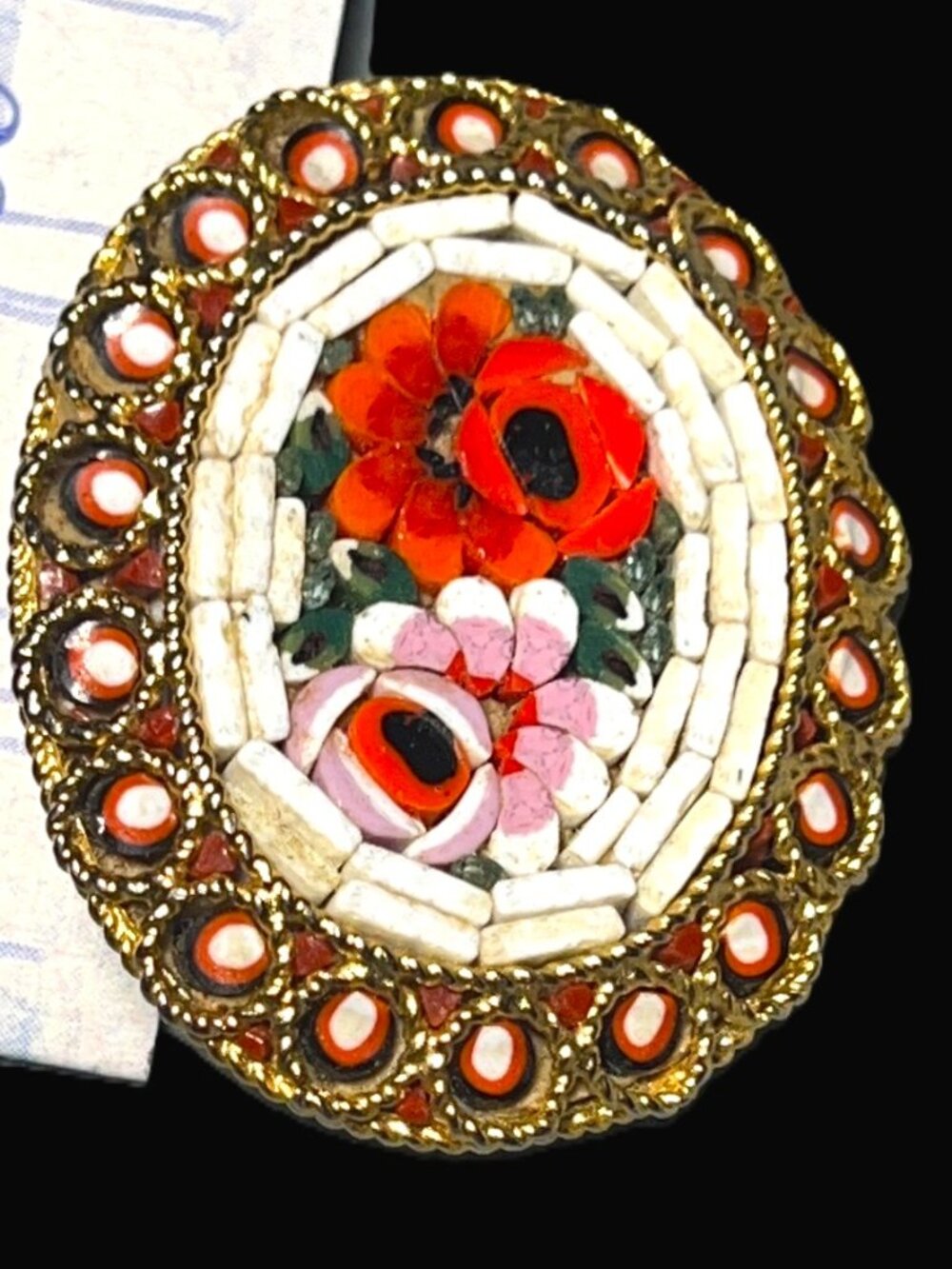 Millefiori Brooch/ Pin